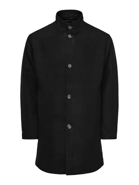 Only & Sons Prechodný kabát 'CHARLES'  čierna