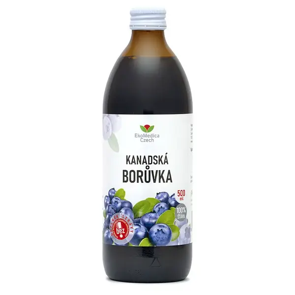 EKOMEDICA Kanadská čučoriedka 500 ml