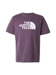 THE NORTH FACE Tričko 'EVOLUTION HALF DOME'  tmavofialová / biela