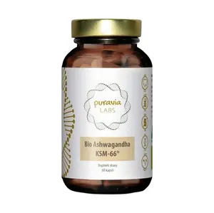 PURAVIA LABS Bio ashwagandha ksm-66® 60 kapslí
