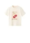 MANGO Tričko 'ILUSTRA2'  béžová / olivová / svetlooranžová / rubínová
