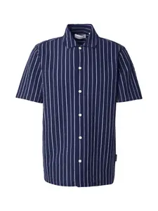 Casual Friday Košeľa 'CFKAI'  námornícka modrá / biela