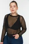 Dámská halenka Trendyol Tulle detailed