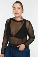 Dámská halenka Trendyol Tulle detailed