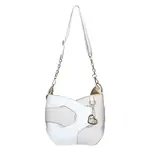 Dámská crossbody kabelka bílá - Laura Biaggi Lorena