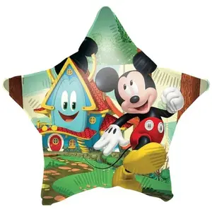 Balónek foliový hvězda Mickey Rock the House 46 cm