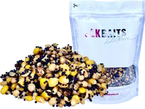 LK Baits Partikl Mix vařený - kukuřice, řepka, pšenice, hrách 1kg