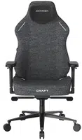 Herní židle DXRacer CRAFT černo-šedá, látková