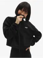 Černá dámská cropped mikina s kapucí VANS - Dámské