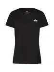 ALPHA INDUSTRIES Tričko  čierna / biela