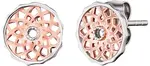 Engelsrufer Stříbrné bicolor náušnice Mandala ERE-DREAM-BI-ST