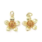 Brass Micro Pave Cubic Zirconia Pendants