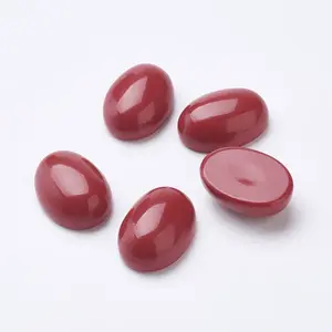 Synthetic Coral Cabochons