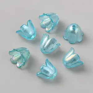 UV Plating Acrylic Bead Caps