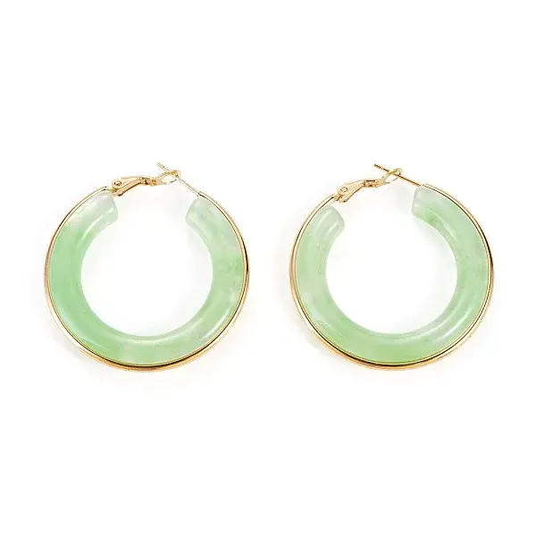 1 Pair 304 Stainless Steel Hoop Earrings
