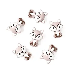 6Pcs Silicone Beads
