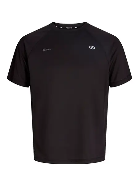 Jack & Jones Junior Tričko 'Badge'  svetlosivá / čierna