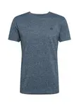 TOM TAILOR DENIM Tričko  čierna melírovaná
