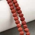 Dyed Synthetic Lava Rock Beads Strands