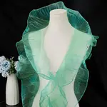10 Yards Lucency Polyester Pleated Lace Trim