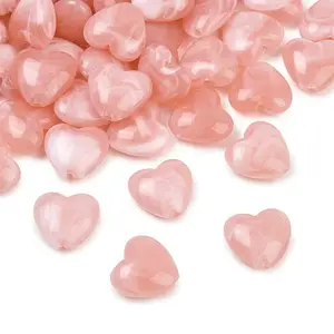 Two-tone Opaque Acrylic Beads