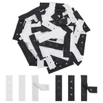 60 Pairs 2 Colors Polyester Snap Button Tape
