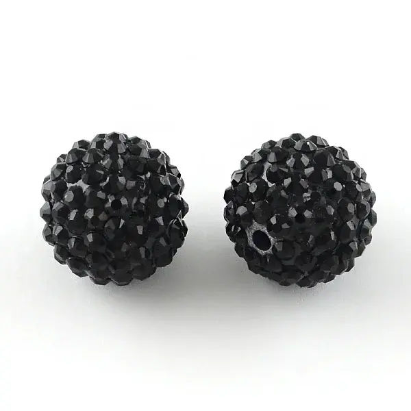 Resin Rhinestone Beads
