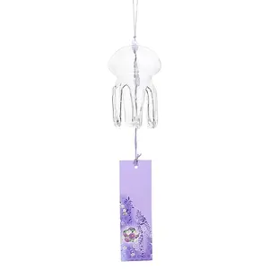 1Pc High Borosilicate Glass Wind Chime Decor