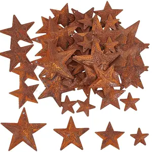 48Pcs 4 Styles Iron Pendants