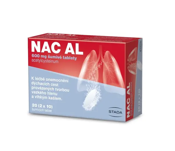 NAC AL 600 mg 20 šumivých tablet