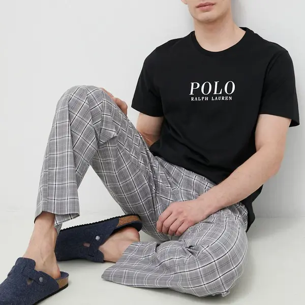 Bavlněné pyžamové tričko Polo Ralph Lauren