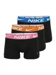 NIKE Underwear Boxerky  modrá / tmavooranžová / čierna / biela
