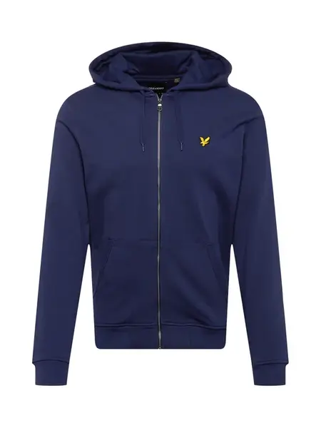 Lyle & Scott Tepláková bunda  námornícka modrá / žltá / čierna
