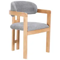 MID.YOU ŽIDLE S PODRUČKAMI, vzhled lnu, šedá, barvy dubu