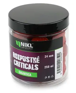 Nikl rozpustné criticals boilie gigantica 250 ml - 24 mm