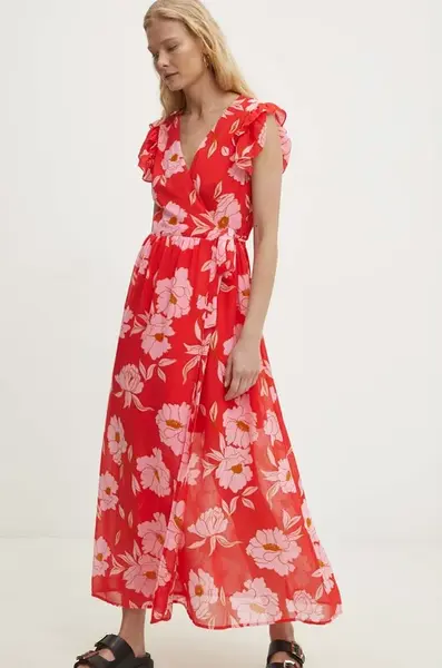 Šaty Answear.LAB oranžová barva, maxi