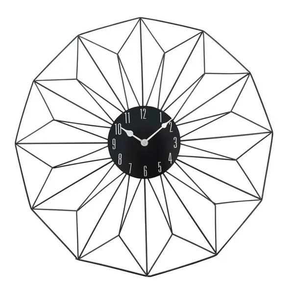 Ambia Home NÁSTĚNNÉ HODINY, černá, 50 cm