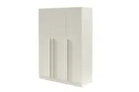 Šatní skříň Braga BR2 - Bez zásuvek Barva korpusu: Kašmír, Úchytky: Plastové - základní