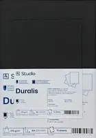 Černý karton Duralis 370g A4, 10 listů