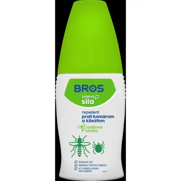 06294 Bros Zelená sila - repelent proti komárom a kliešťom 50 ml