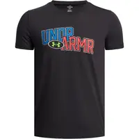 Under Armour OVERLAY WORDMARK Chlapecké tričko, černá, velikost M