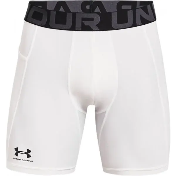 Under Armour HEATGEAR ARMOUR SHORTS Pánské kraťasy, bílá, velikost XXL