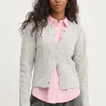 Kardigan Hollister Co. dámský, šedá barva, KI350-4253