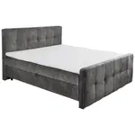 MID.YOU AMERICKÁ POSTEL, 180/200 cm, antracitová