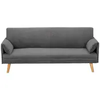 Livetastic ROZKLÁDACÍ POHOVKA, textil, šedá