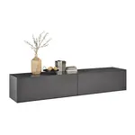 Dieter Knoll NÍZKÁ KOMODA, antracitová, 242/44/50 cm