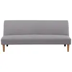 P & B ROZKLÁDACÍ POHOVKA, textil, šedá