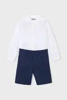 Dětská souprava s příměsí lnu Mayoral