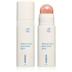 Korres Natural Color Multi-Stick Balm multifunkční líčidlo na rty a tváře odstín Glass Peach 4.5 g
