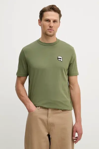 Bavlněné tričko Karl Lagerfeld